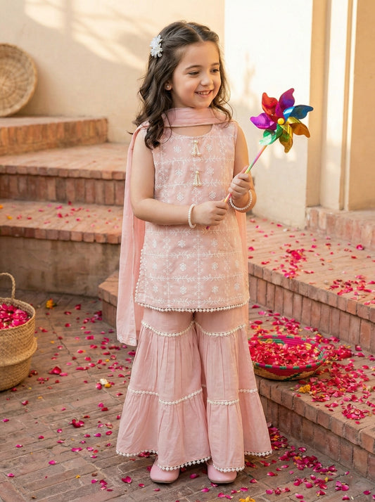 Rosy Charm Sharara