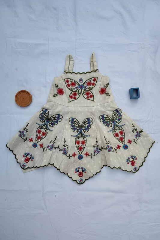 Butterfly Print Frock