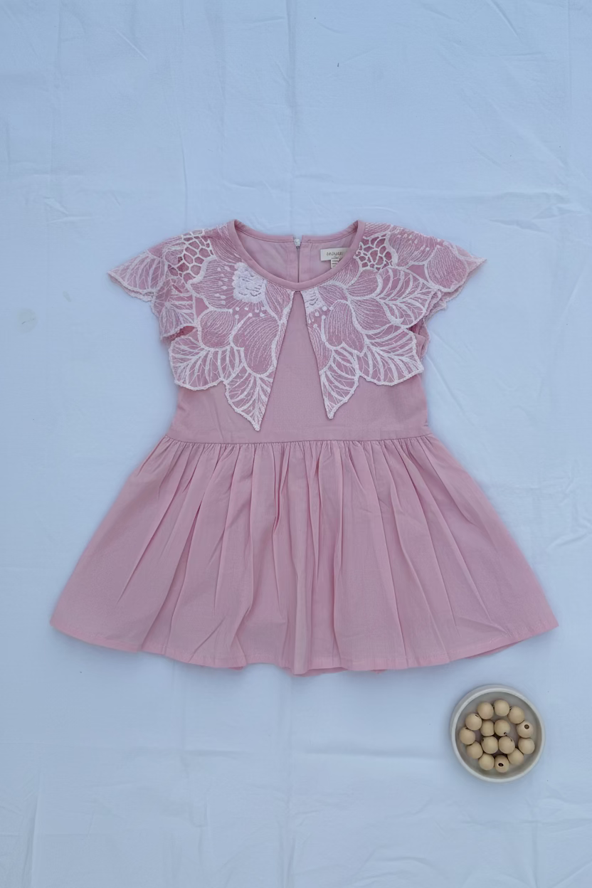Pink Cotton Frock