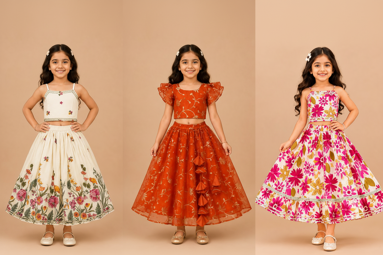 Elegant Lehenga Collage
