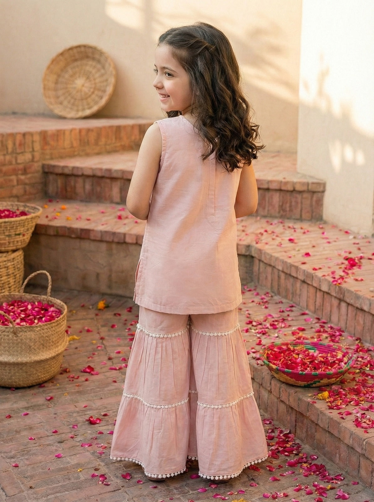 Rosy Charm Sharara
