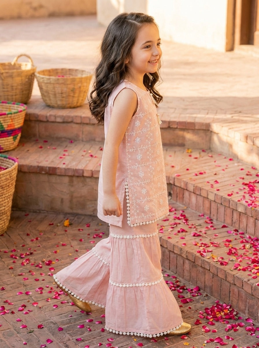 Rosy Charm Sharara