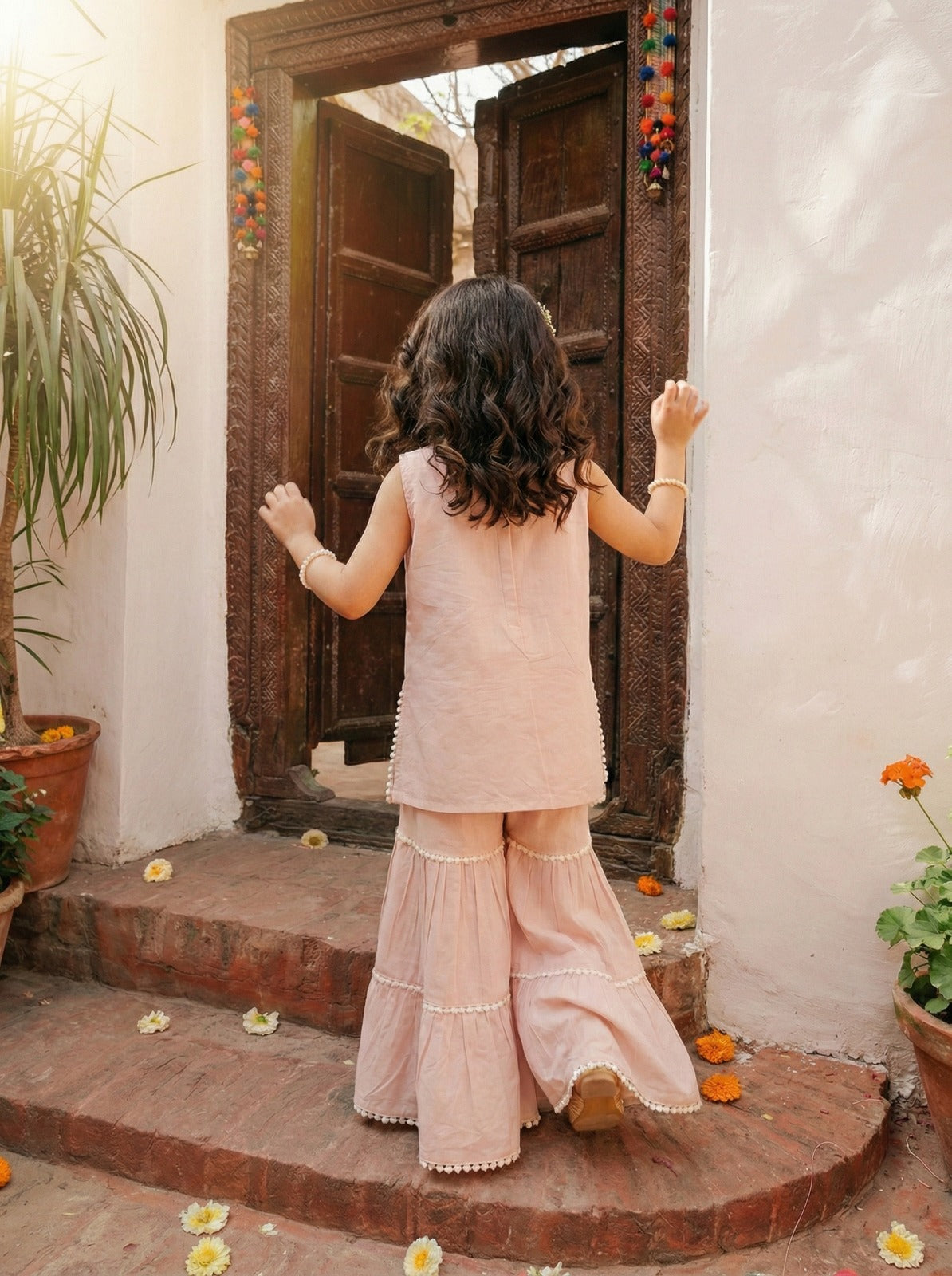 Rosy Charm Sharara