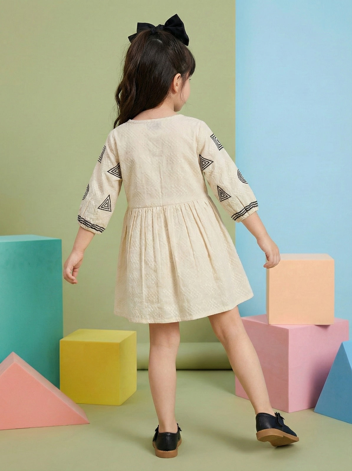 Geometric Grace Dress