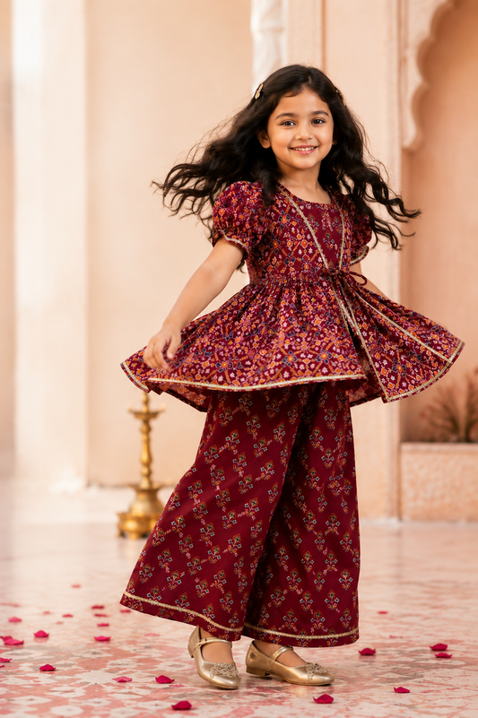 Pink Kurti Set