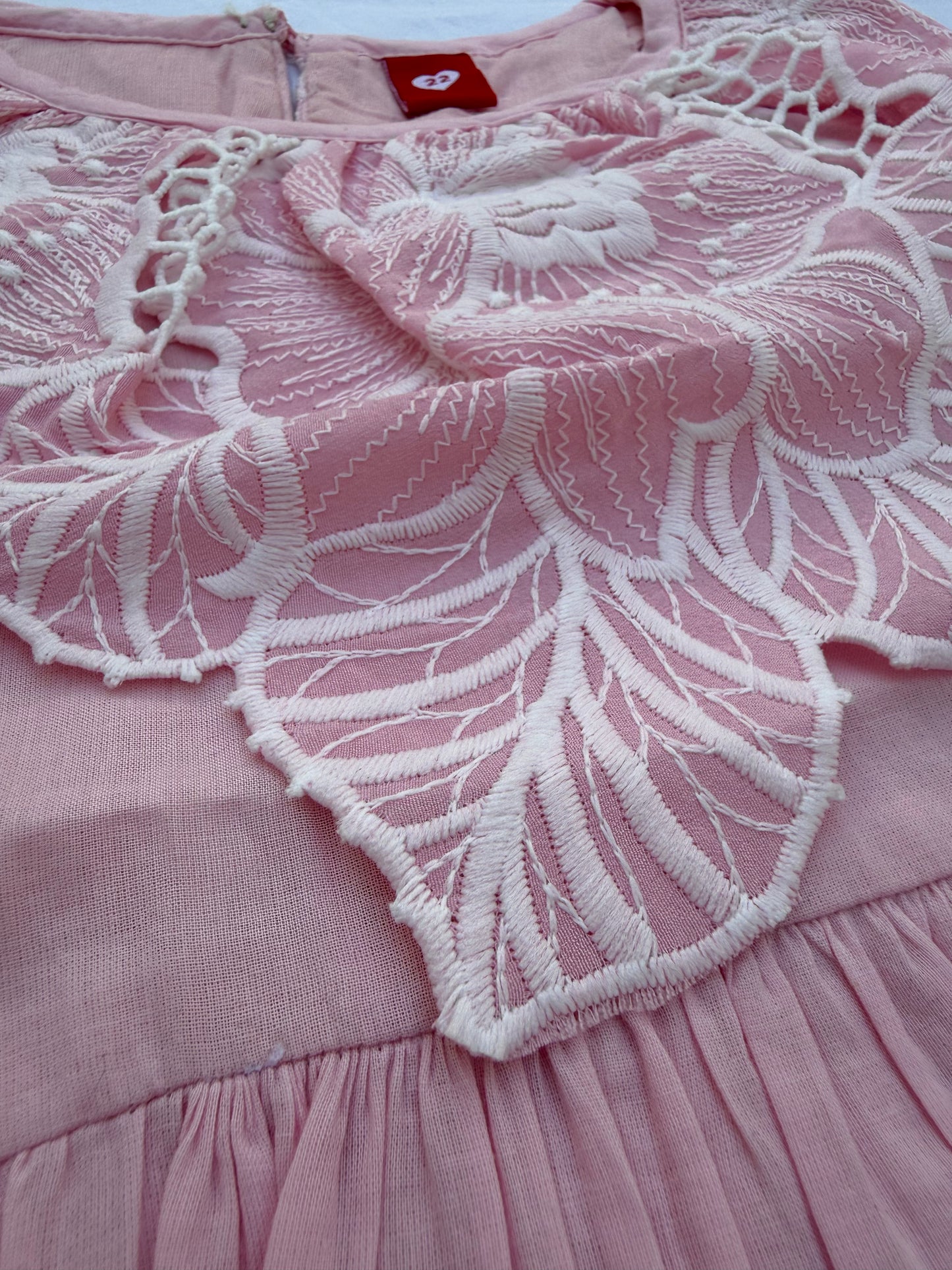 Pink Cotton Frock
