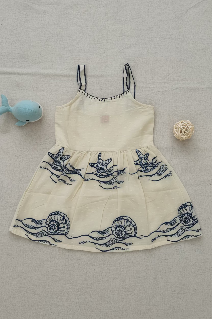 Beach Print Frock