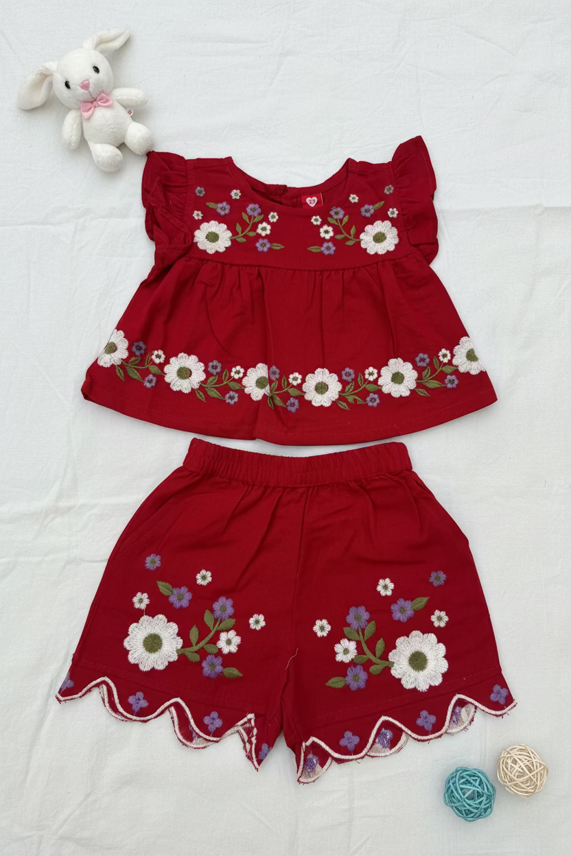Red Top & Short