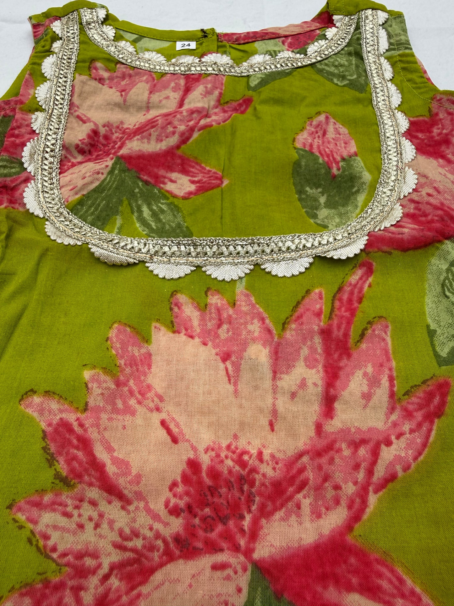 Green Kurti Sharara