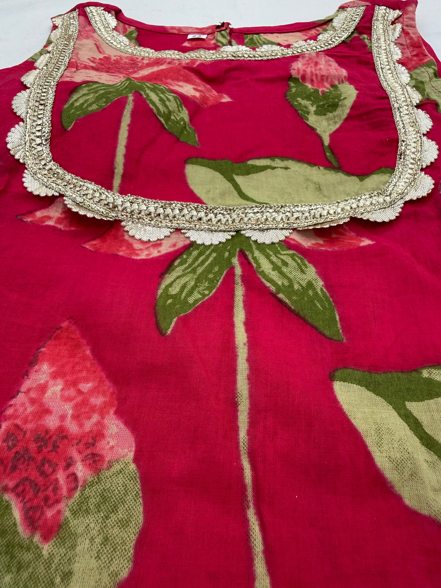 Pink Kurti Sharara