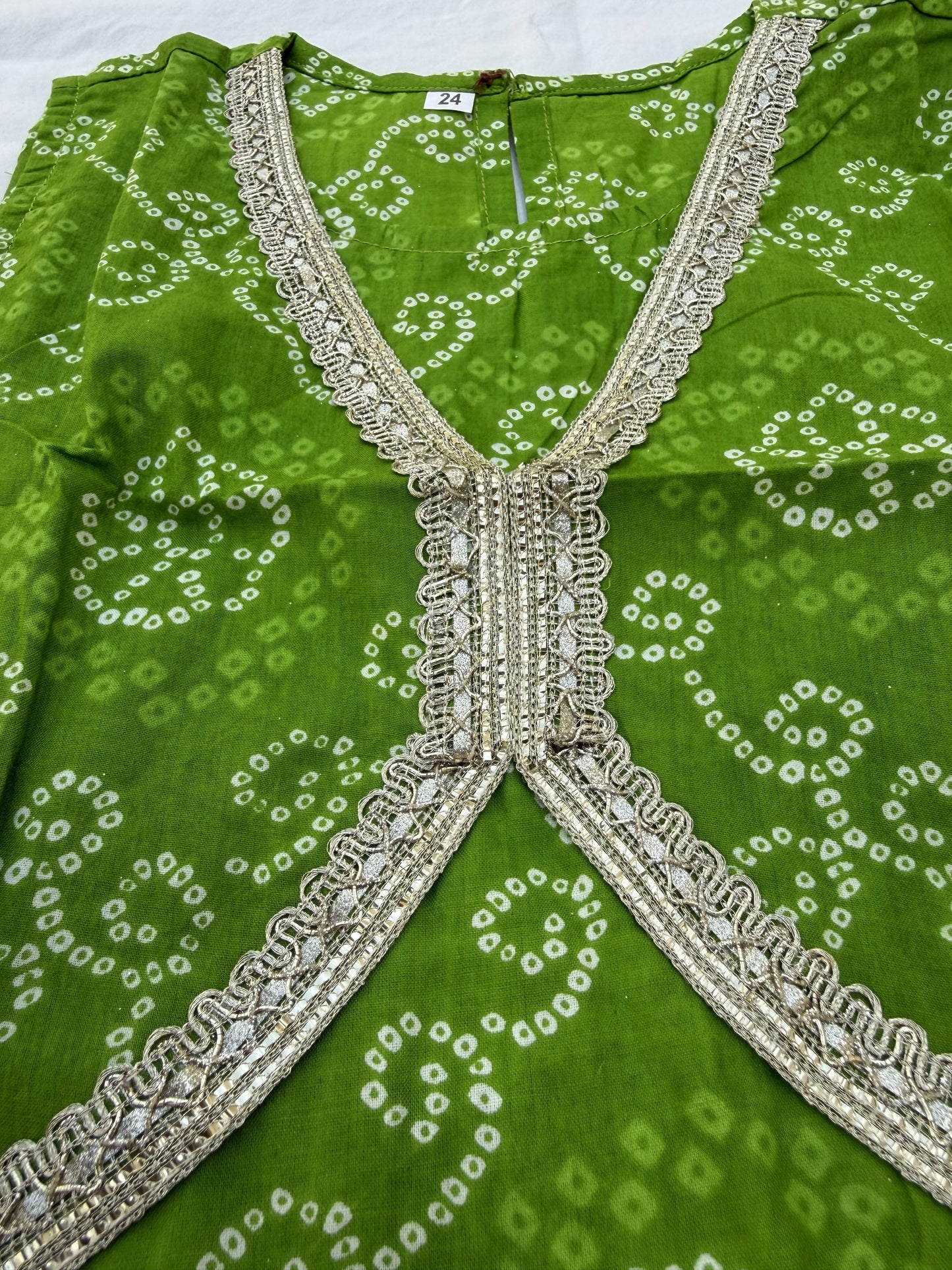 Green Lehriya Lehenga