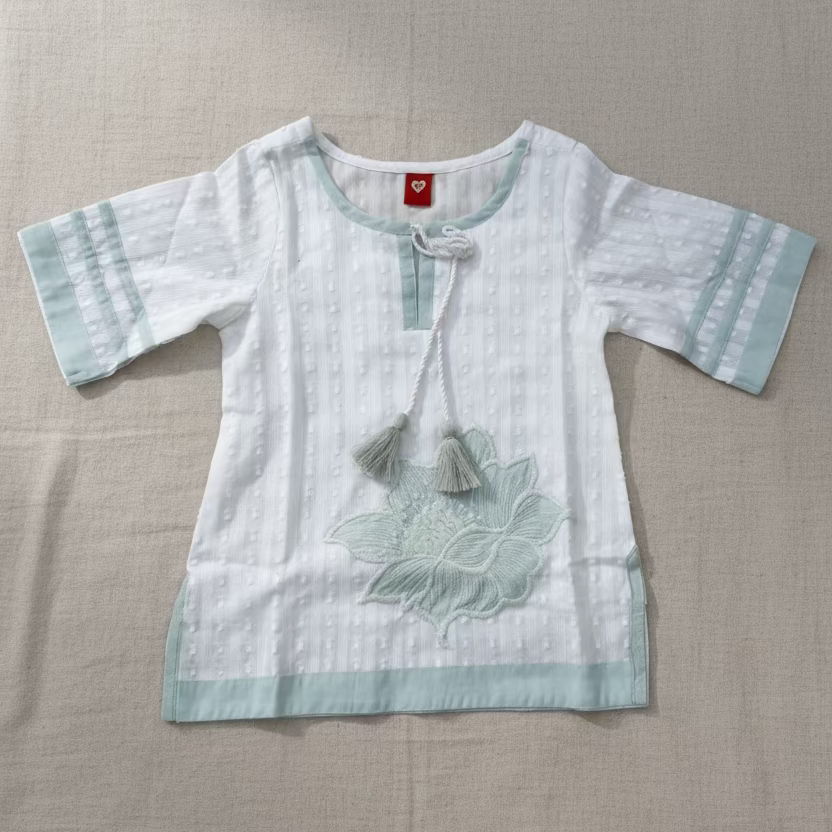 Off White Straight Kurti