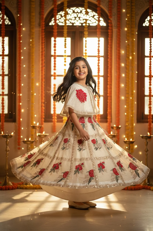 Ivory Lehenga