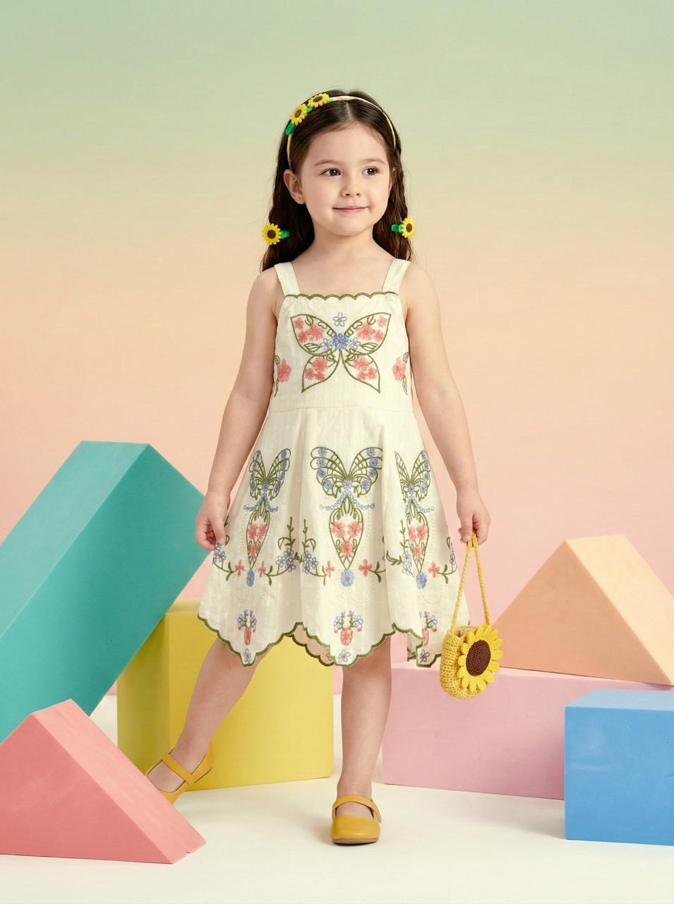 Butterfly Print Frock