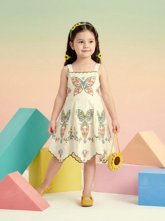 Butterfly Print Frock