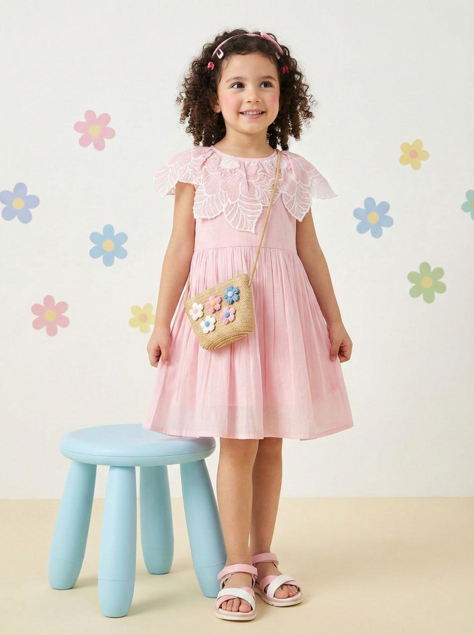 Pink Cotton Frock