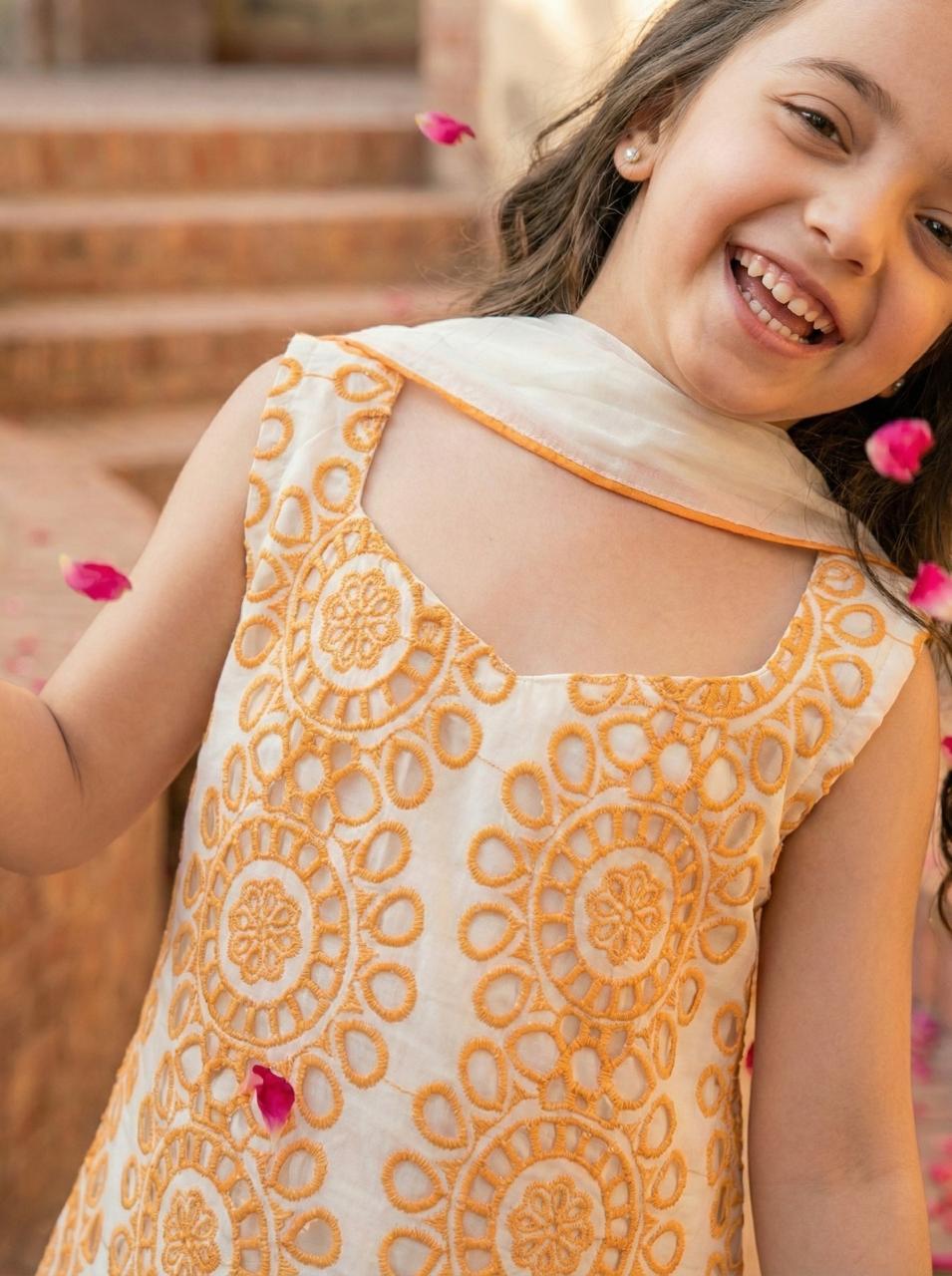 Embroideried Kurti Sharara