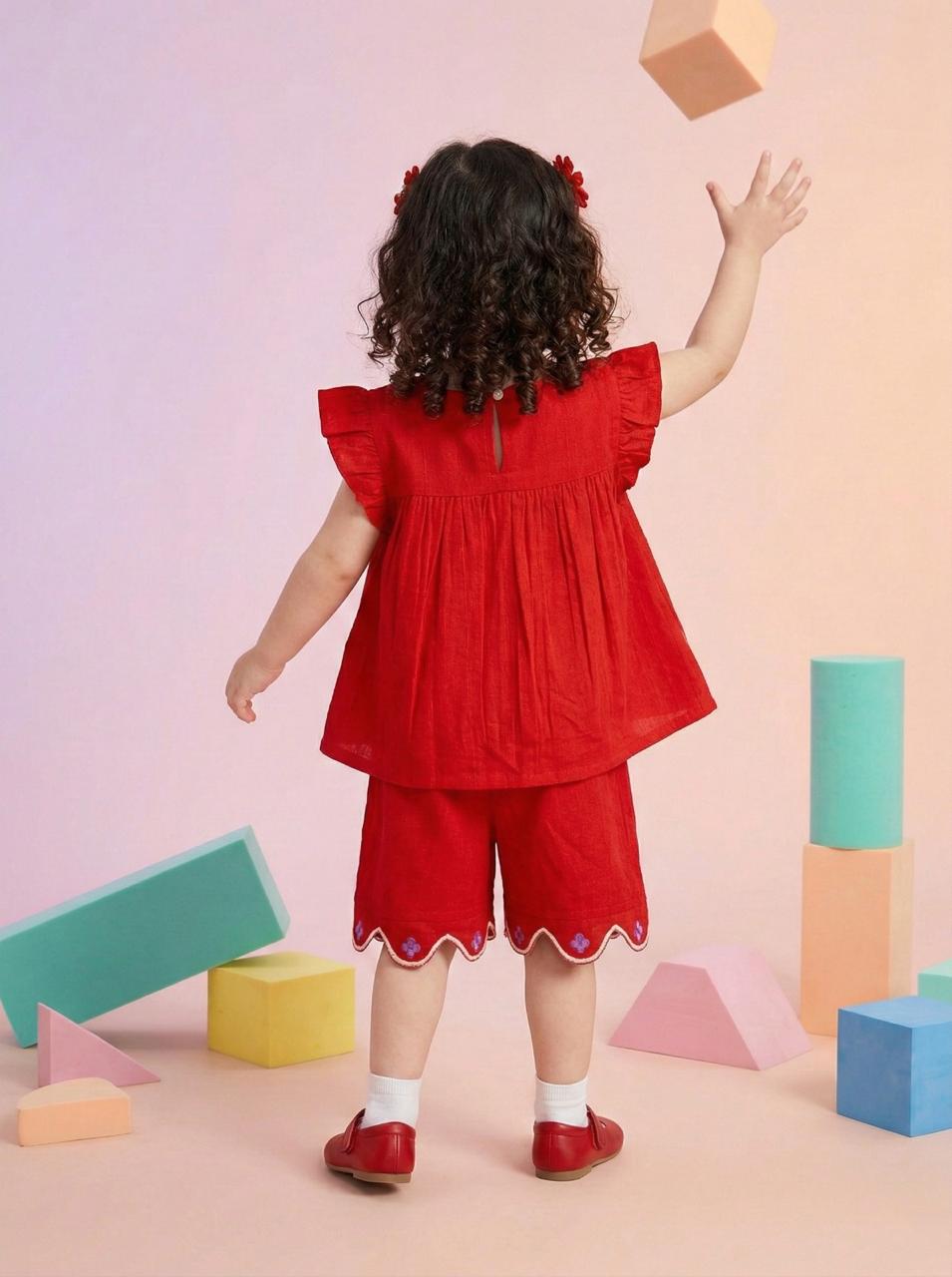 Red Top & Short