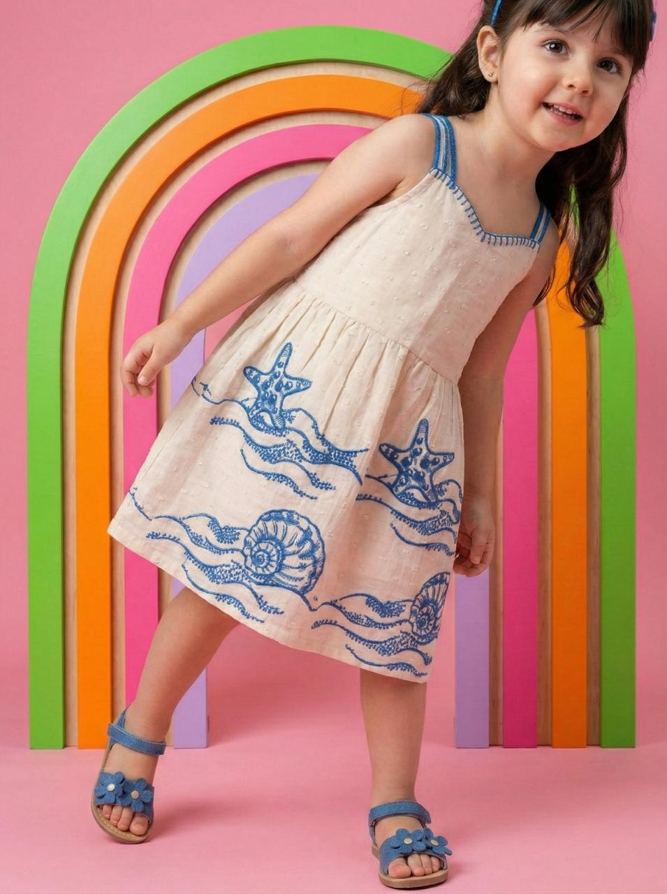 Beach Print Frock