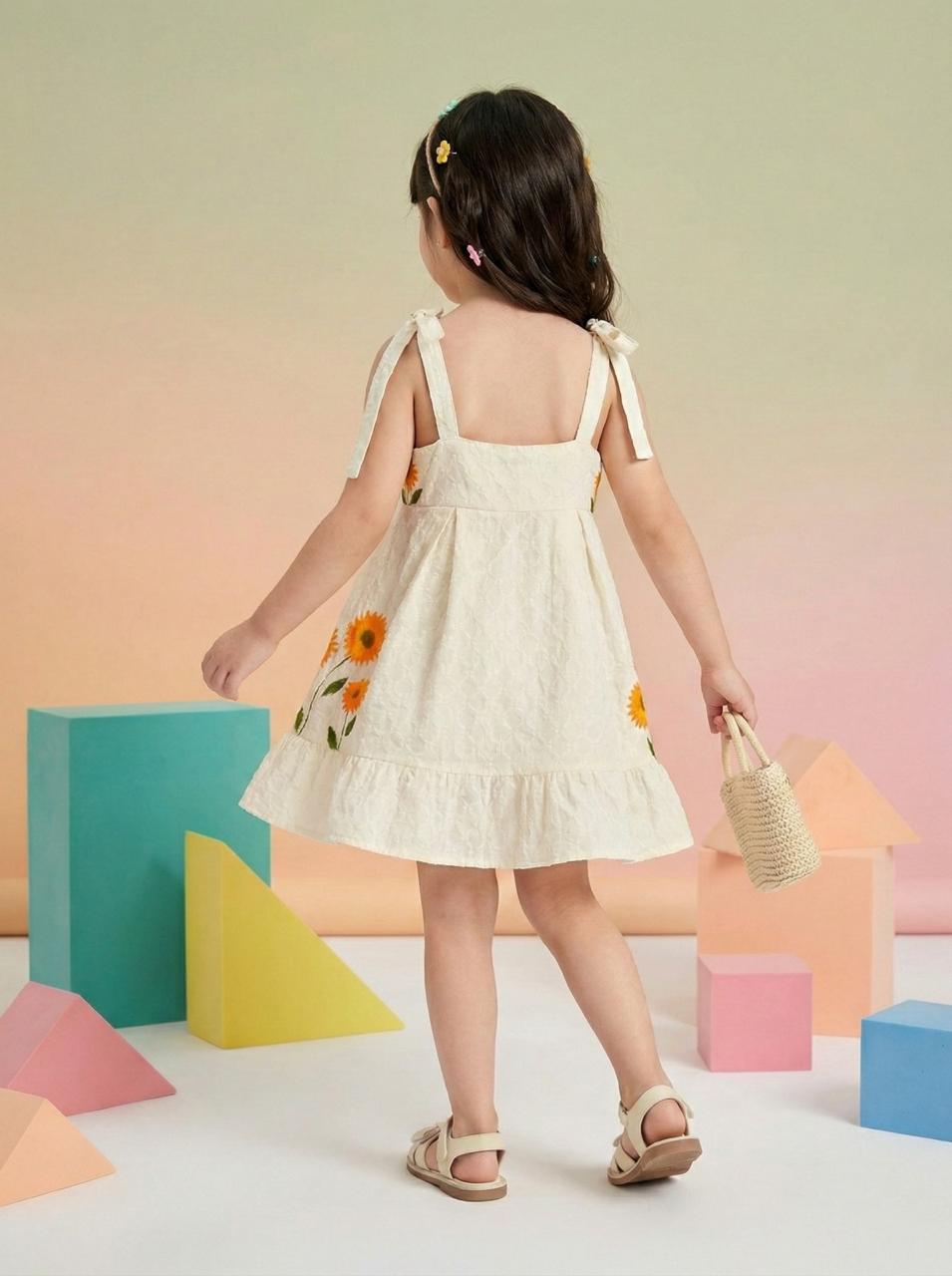 Sunflower Print Frock