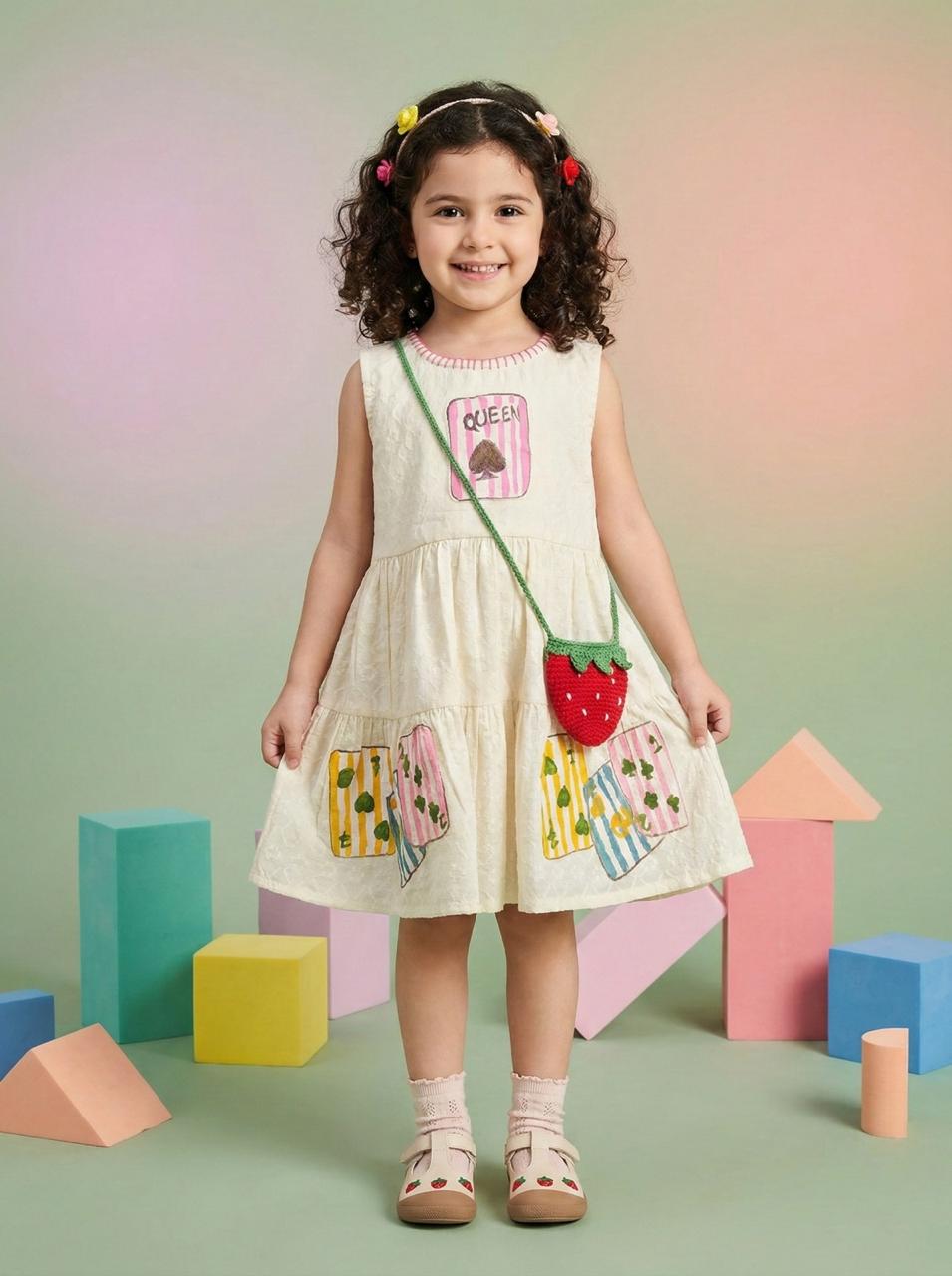 Spade Print Frock